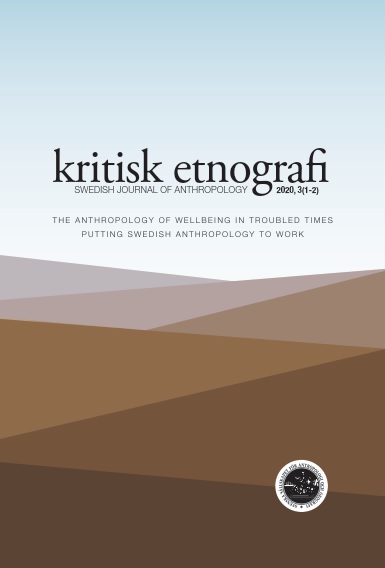 kritisk etnografi – Swedish Journal of Anthropology, 2020, Vol 3